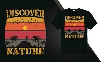 montaña excursionismo gráficos camiseta diseño gratis vector