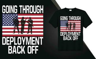 Veterans day tshirt design vector design Free Vector