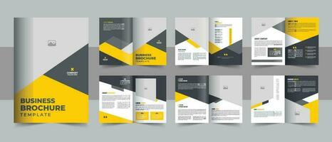 Creative Minimalist business proposal template or Company profile brochure design layout vector