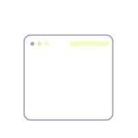 User Interface Frame vector