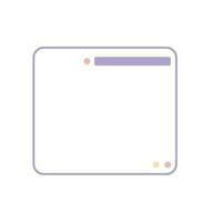 User Interface Frame vector