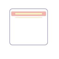 User Interface Frame vector