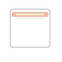 User Interface Frame vector