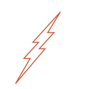 Power Lightning Sign vector