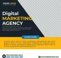 business social media post banner template vector