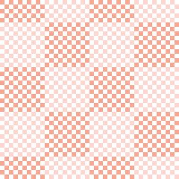 Seamless checkered pattern with pink and white checks. Vector graphics.