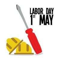 vector happy labor day banner and template design and vector labor cap and tools and 1st may banner and labor vector and labor banner design