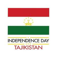 Tajikistan independence day 9 September banner design and flag design Tajikistan vector