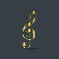 Luxury and premium music notes symbols, icons, elements, used in music concepts design and vector, illustration vector