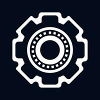Set up of technolgy  AI icon, circute symbol for AI concept vector, illustration design. an artificial intelligent symbol vector