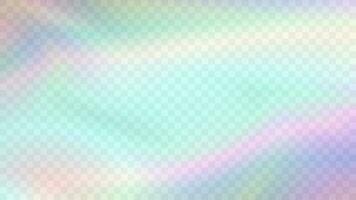 Modern blurred gradient background in trendy retro 90s, 00s style. Y2K aesthetic. Rainbow light prism effect. Hologram reflection. Poster template for social media posts, digital marketing vector