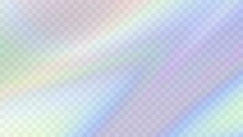 Modern blurred gradient background in trendy retro 90s, 00s style. Y2K aesthetic. Rainbow light prism effect. Hologram reflection. Poster template for social media posts, digital marketing vector