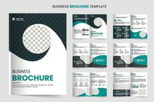 Brochure template layout design and corporate company profile brochure template design vector