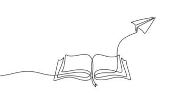 Open book, a sketch of a drawing of a book with flying letters. 2998089  Vector Art at Vecteezy