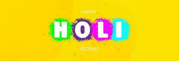 Happy Holi Festival. vector