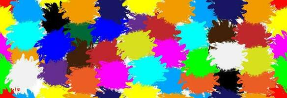 Bright spots of paint. vector