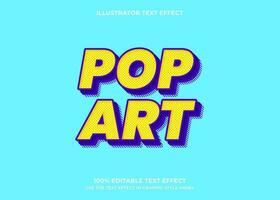 Editable Pop Vector Text Effect