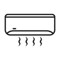 air conditioning icon vector