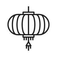 lantern icon vector