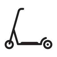 scooter icon vector illustration logo deisgn