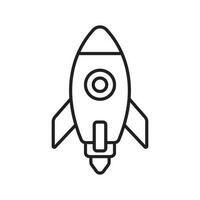 rocket icon vector