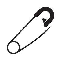 safety pin icon vector