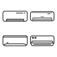 air conditioning icon vector