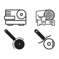 slicer icon vector