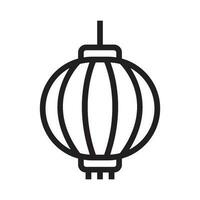 lantern icon vector