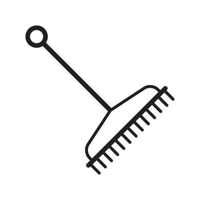 rake icon vector