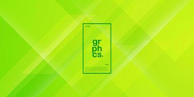 Modern abstract colorful green banner gradient overlap background template vector with overlay lines and shapes. Bright green background with smooth pattern design. Eps10 vector