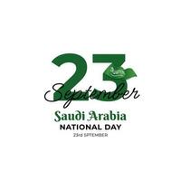 Kingdom of saudi arabia national day vector