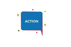 new action, level, sign, speech, bubble vector