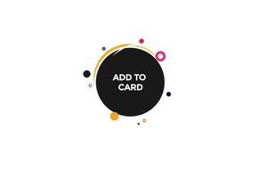 new add to card , level, sign, speech, bubble  banner, vector