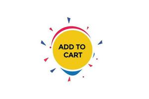 new add to cart , level, sign, speech, bubble  banner, vector