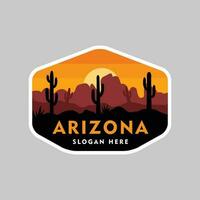 Arizona badge logo vector