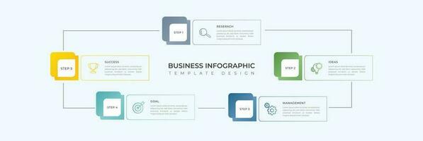 infografía negocio diseño modelo vector para infografía línea de tiempo, pasos, tecnología, gente, cuadro, grafico, diagrama de flujo, diagrama, circulo etiqueta, infografía diseño diseño