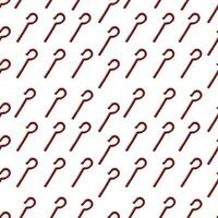 Pattern of egyptian scepters vector
