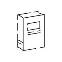 Reading book education line icon. Simple Info and Help Desk Related Contains Manual, Guide Reading, Info center. Editable Stroke search. Vector illustration.