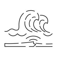 Earthquake line icon. Pray For Turkey. Central fault line. Centerline map of affected and earthquake shaking. Earthquake degree chart and map. vector