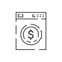 Money crime line icons. Fraud, Online thief and Steal cash set. Phishing robbery, launder money crime and tax offense line icons. Financial evasion, online fraud and wallet cash. Vector. vector