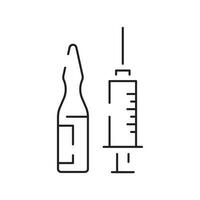 Medicine and Emergency line icon. Stroke vector drug element. Simple vector pharmacy and health line icon hospital.