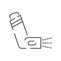 Medical preparats or drug flat line icon. Medicine and Emergency stroke vector drug element. Simple vector pharmacy and health line icon hospital.