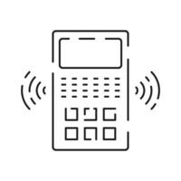 Collection of smart house linear icons - control of lighting, heating, air conditioning. Set of home automation and remote monitoring symbols drawn with thin contour lines. Vector illustration.