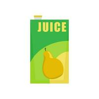 Juice box vector illustration. Fresh natural fruit drink. Vitamin healthy cardboard.