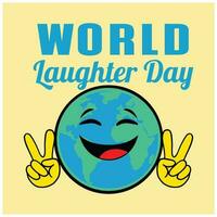 World Laughter Day vector