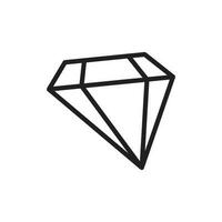 diamond icon design vector