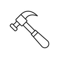 Hammer icon vector design templates simple and modern