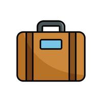 travel bag icon vector design template simple and modern