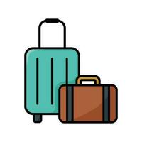 travel bag icon vector design template simple and modern